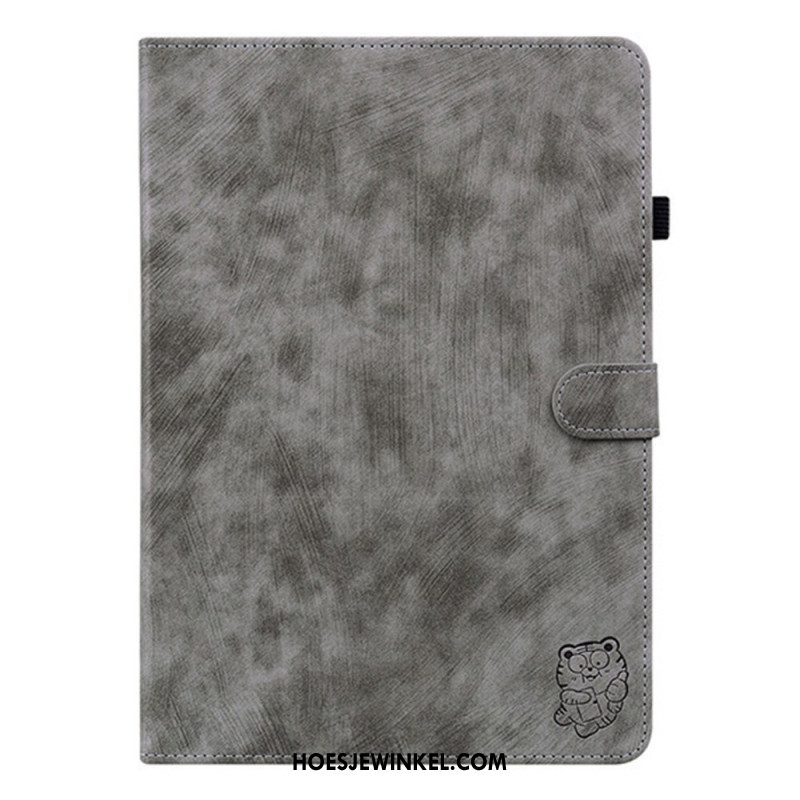 Leren Hoesje Samsung Galaxy Tab S11 Vintage Suède-effect Bescherming Hoesje