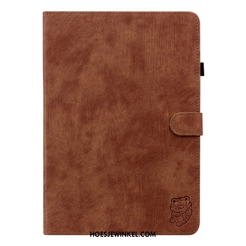 Leren Hoesje Samsung Galaxy Tab S11 Vintage Suède-effect Bescherming Hoesje