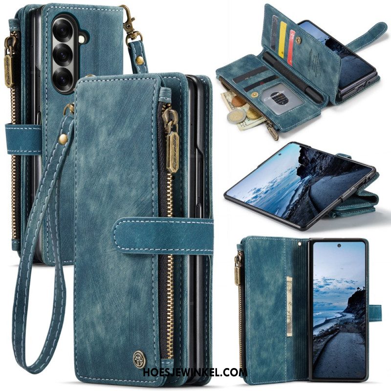 Leren Hoesje Samsung Galaxy Z Fold 7 Caseme Bescherming Hoesje