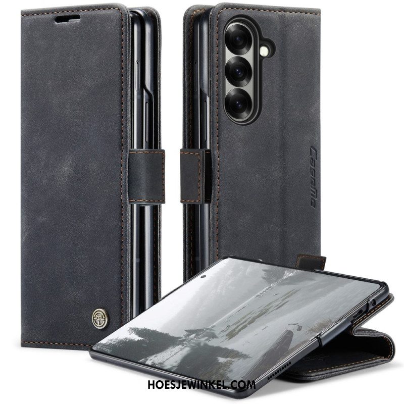 Leren Hoesje Samsung Galaxy Z Fold 7 Caseme Bescherming Hoesje