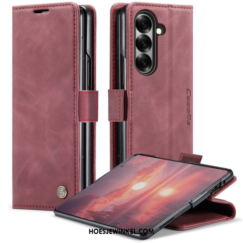 Leren Hoesje Samsung Galaxy Z Fold 7 Caseme Bescherming Hoesje