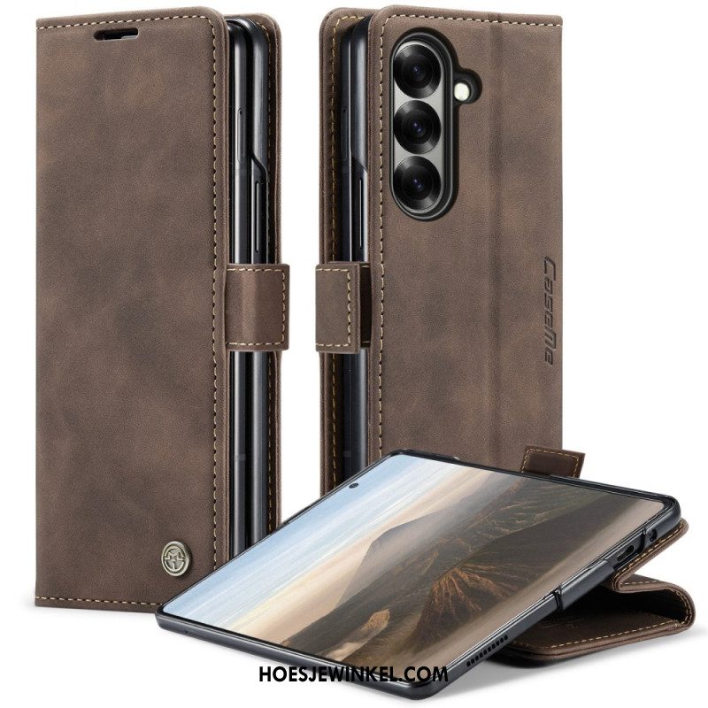 Leren Hoesje Samsung Galaxy Z Fold 7 Caseme Bescherming Hoesje
