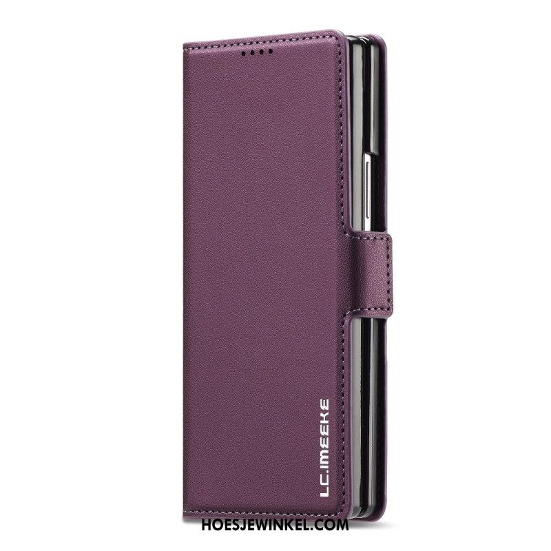 Leren Hoesje Samsung Galaxy Z Fold 7 Lc.imeeke Bescherming Hoesje