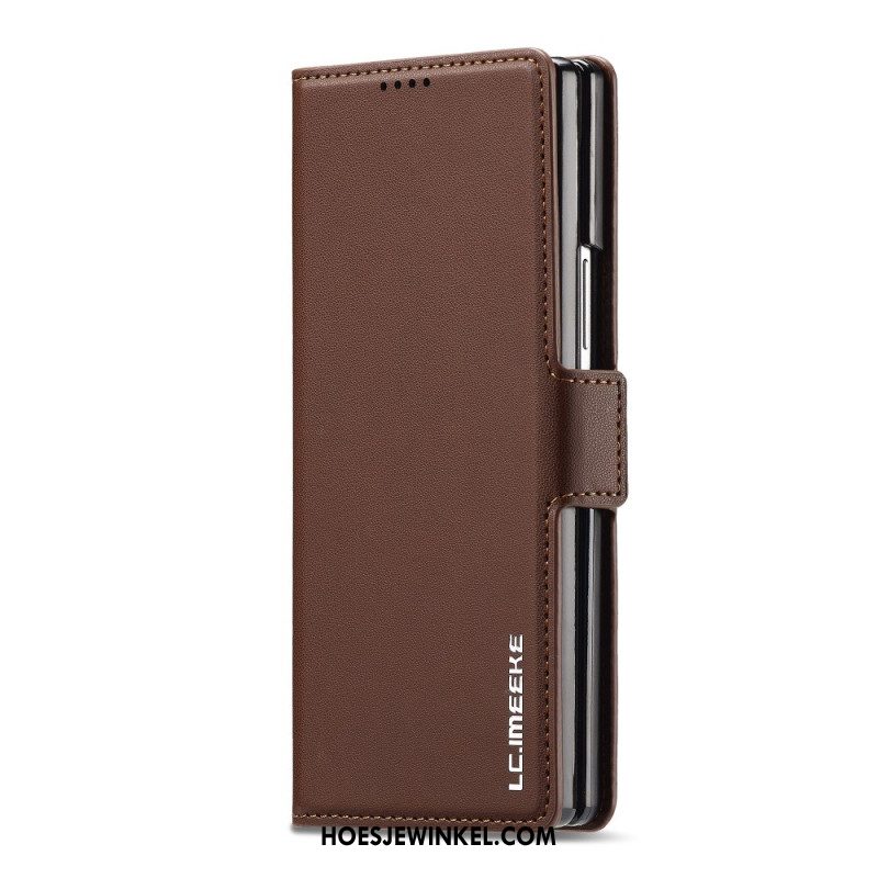 Leren Hoesje Samsung Galaxy Z Fold 7 Lc.imeeke Bescherming Hoesje