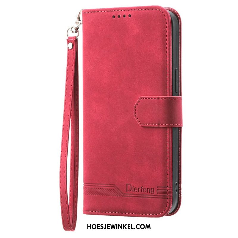 Leren Hoesje Sony Xperia 1 Vii Dierfeng Bescherming Hoesje