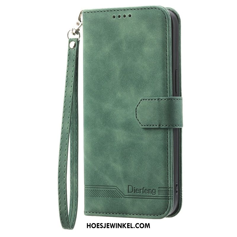 Leren Hoesje Sony Xperia 1 Vii Dierfeng Bescherming Hoesje