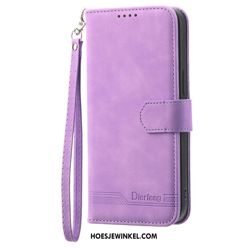 Leren Hoesje Sony Xperia 1 Vii Dierfeng Bescherming Hoesje