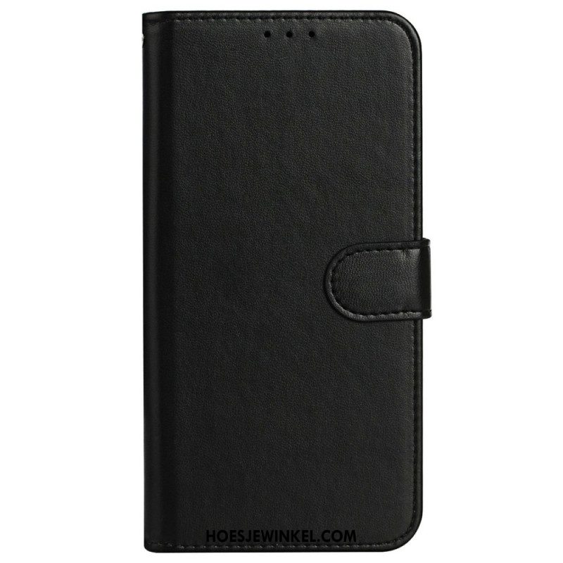 Leren Hoesje Sony Xperia 1 Vii Monochroom Bescherming Hoesje