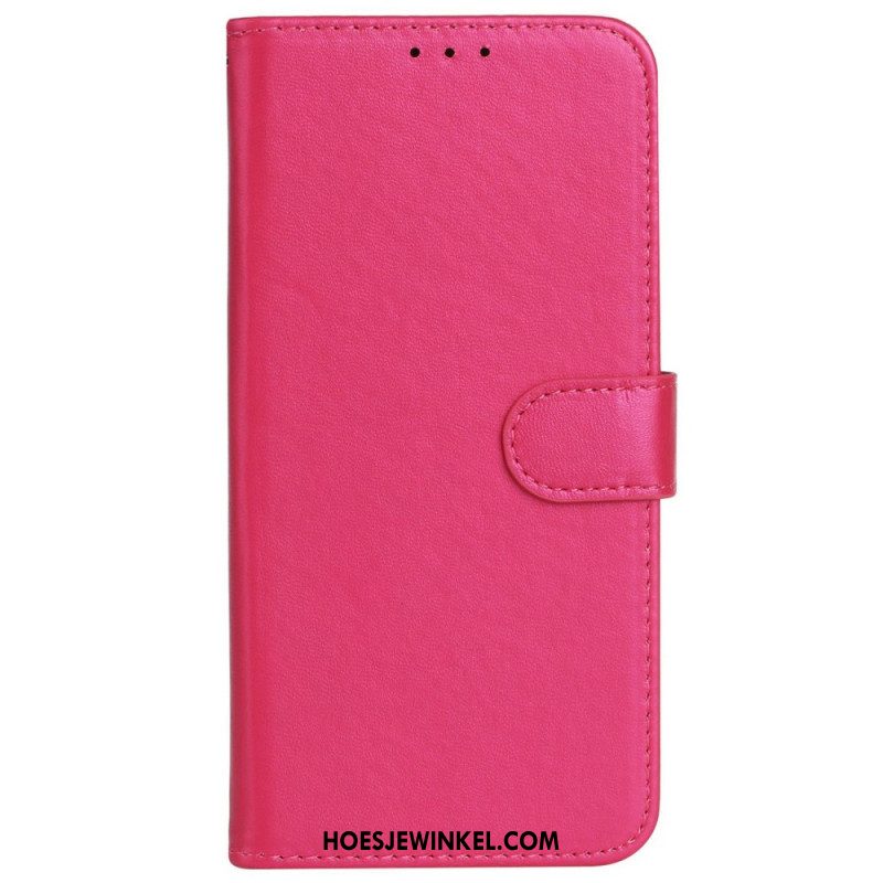 Leren Hoesje Sony Xperia 1 Vii Monochroom Bescherming Hoesje