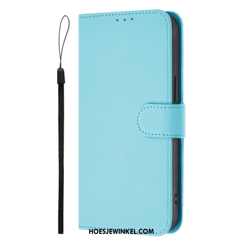 Leren Hoesje Sony Xperia 1 Vii Monochroom Bescherming Hoesje