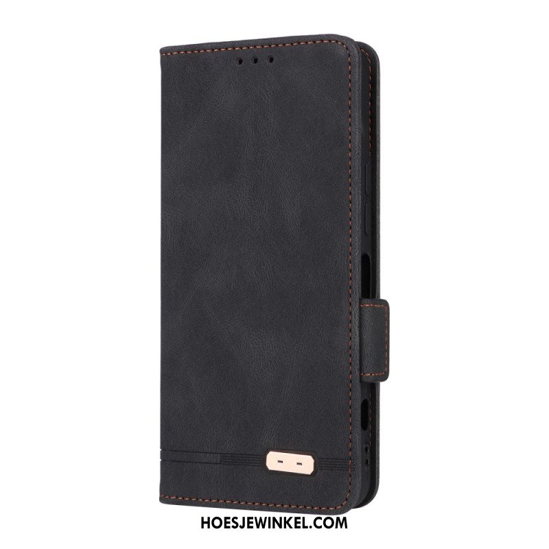 Leren Hoesje Sony Xperia 1 Vii Retro Bescherming Hoesje