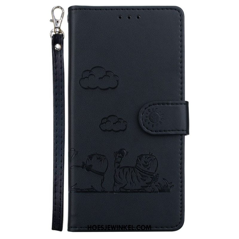 Leren Hoesje Sony Xperia 10 Vii Catwalk Bescherming Hoesje