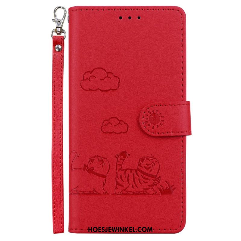 Leren Hoesje Sony Xperia 10 Vii Catwalk Bescherming Hoesje