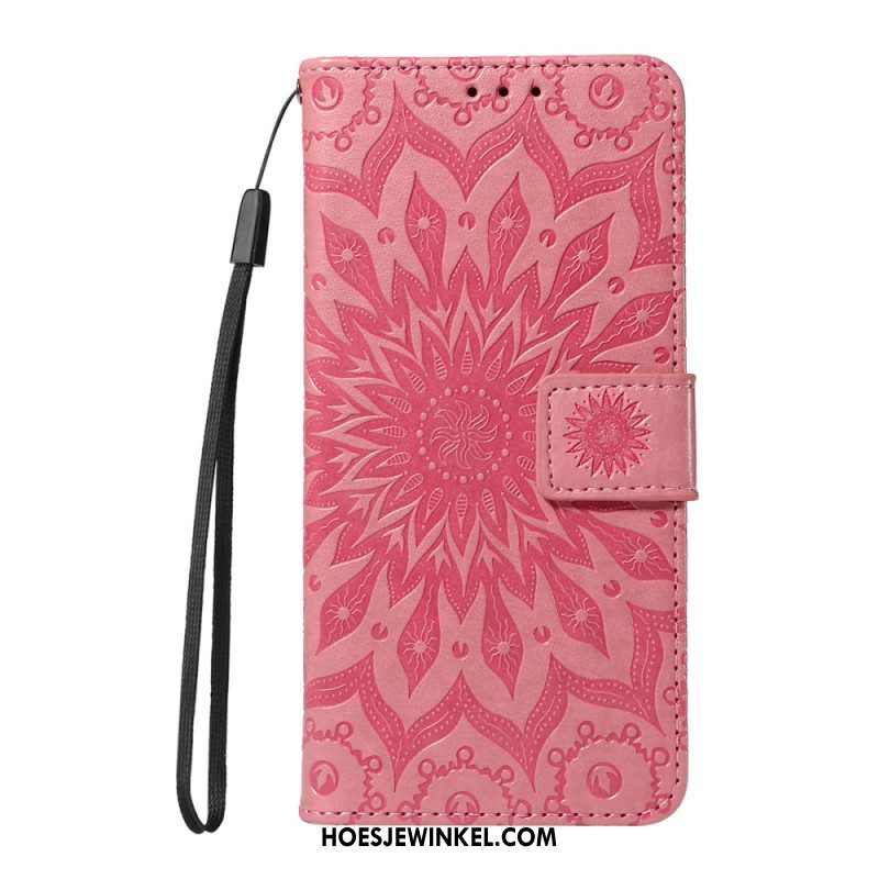 Leren Hoesje Sony Xperia 10 Vii Opvallende Mandala