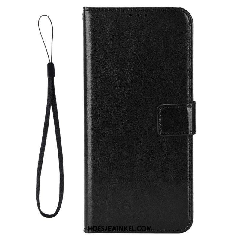 Leren Hoesje Voor Oneplus 13r Opvallend Imitatieleer