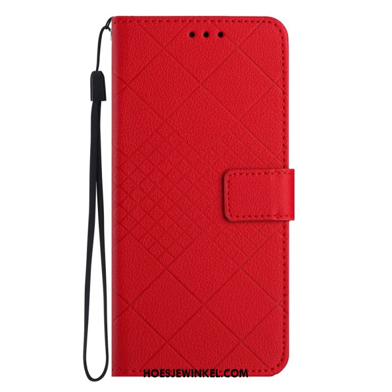 Leren Hoesje Voor Oneplus Nord 4 Diamanten