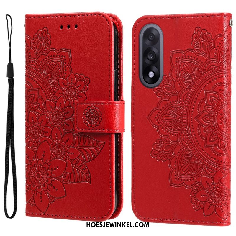 Leren Hoesje Voor Oneplus Nord 5 Mandalaprint