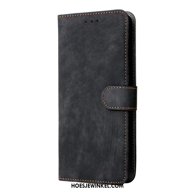 Leren Hoesje Voor Oppo Find X8 Pro Suède-effect Rfid-bescherming