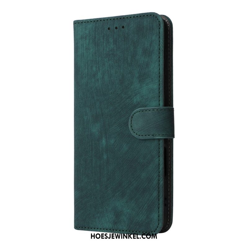 Leren Hoesje Voor Oppo Find X8 Pro Suède-effect Rfid-bescherming