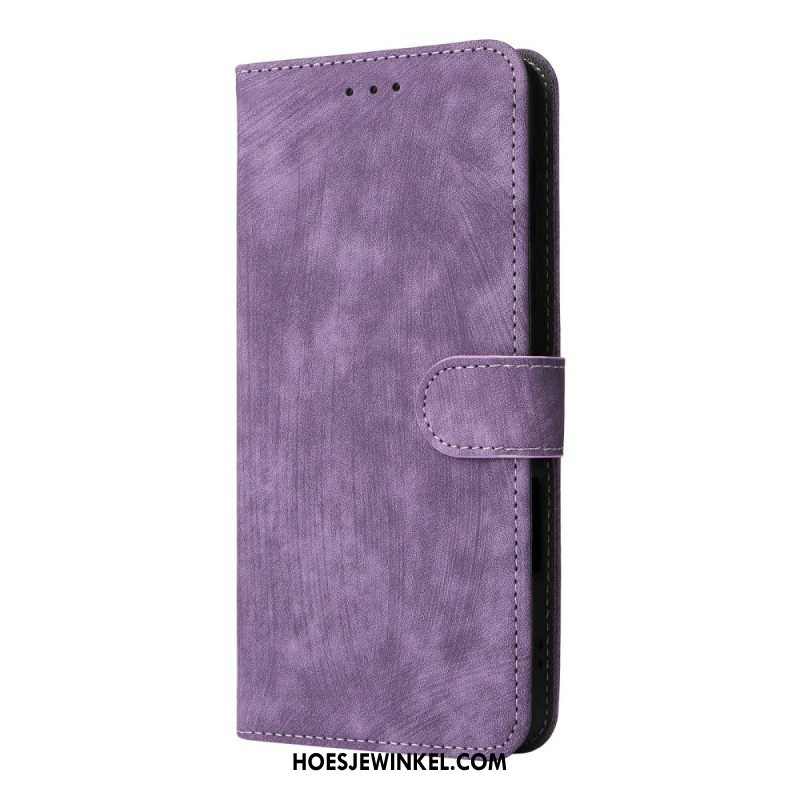 Leren Hoesje Voor Oppo Find X8 Pro Suède-effect Rfid-bescherming