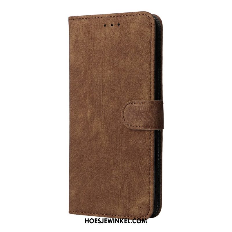 Leren Hoesje Voor Oppo Find X8 Pro Suède-effect Rfid-bescherming