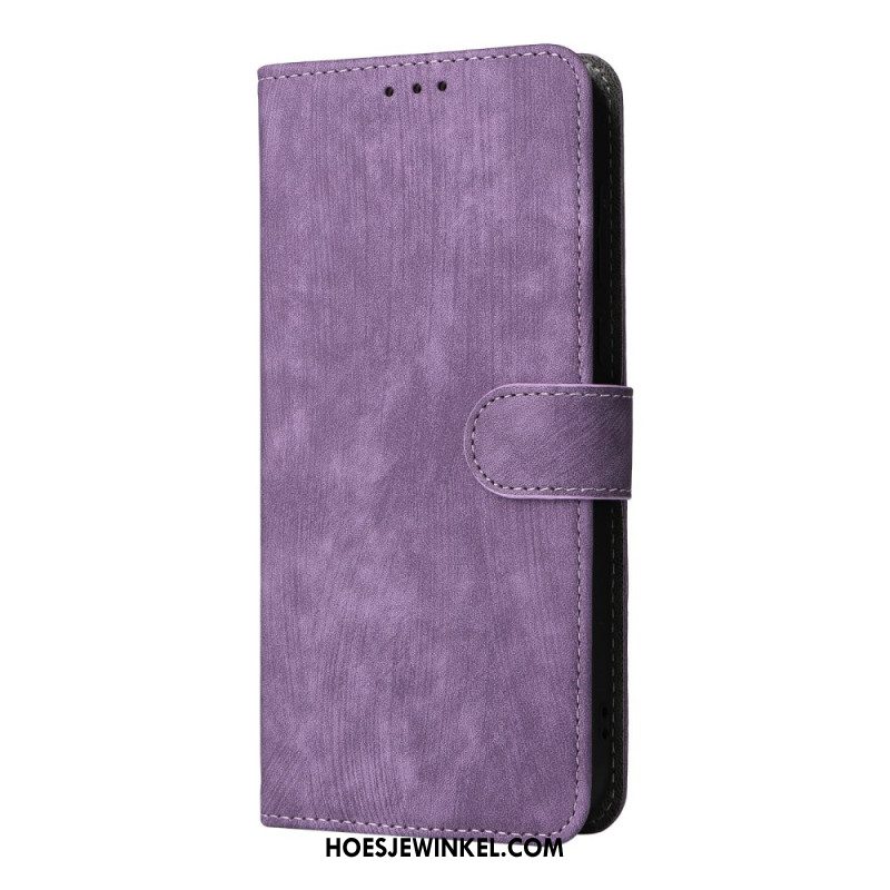 Leren Hoesje Voor Oppo Find X8 Suède-effect Rfid-bescherming