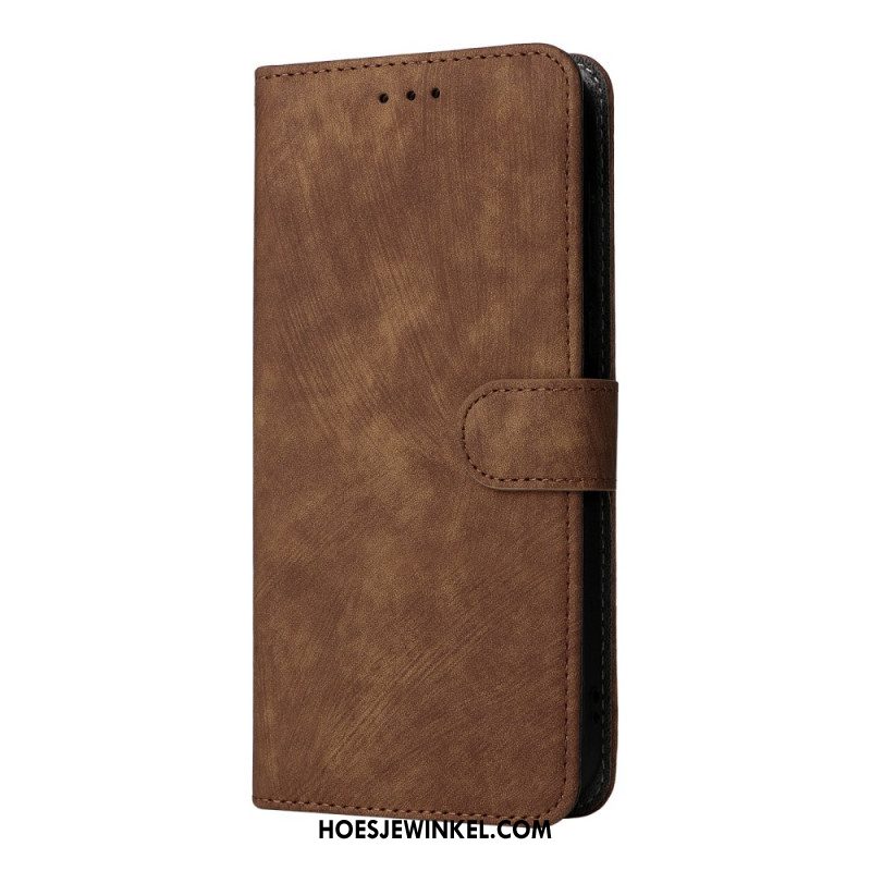 Leren Hoesje Voor Oppo Find X8 Suède-effect Rfid-bescherming