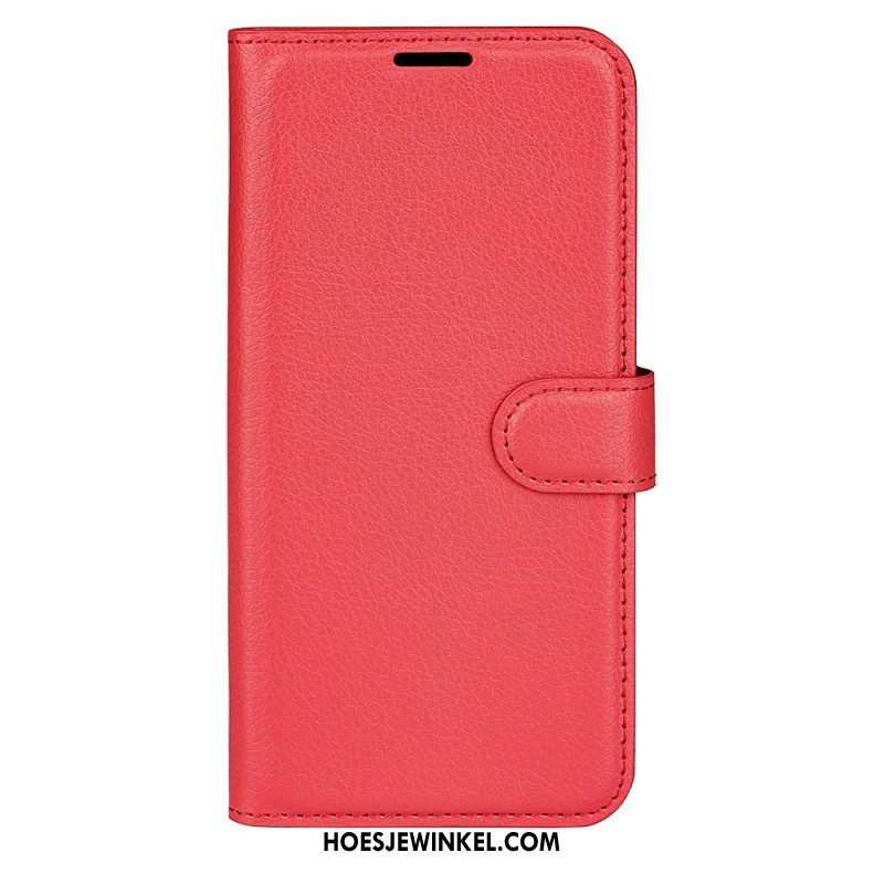 Leren Hoesje Voor Oppo Find X9 5g Lychee Kunstleer