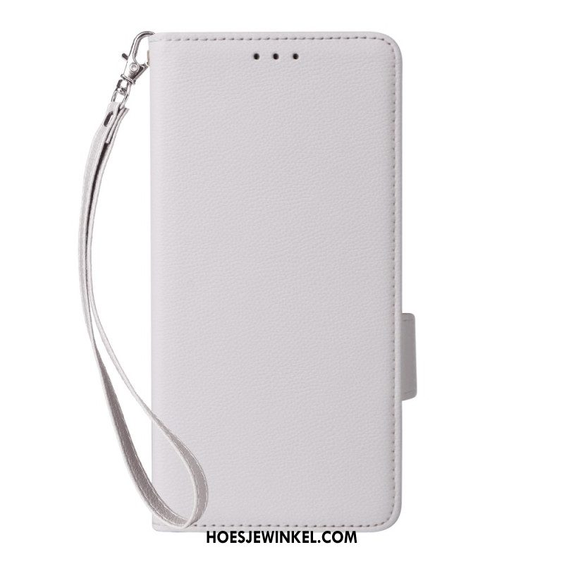 Leren Hoesje Voor Oppo Find X9 Pro 5g Bandjes Van Kunstleer