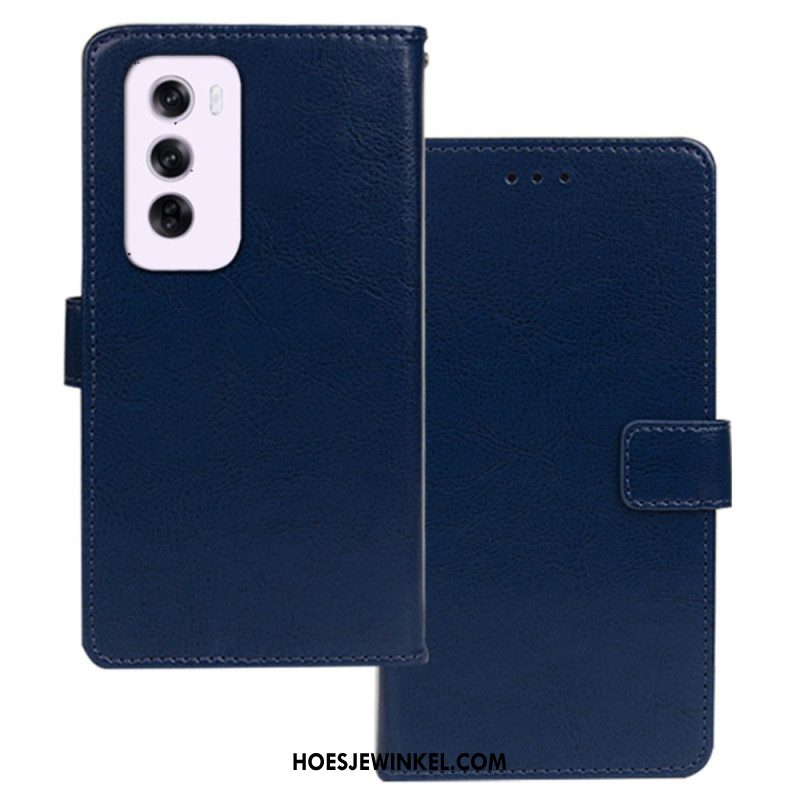Leren Hoesje Voor Oppo Reno 12 5g Kunstleer Idewei