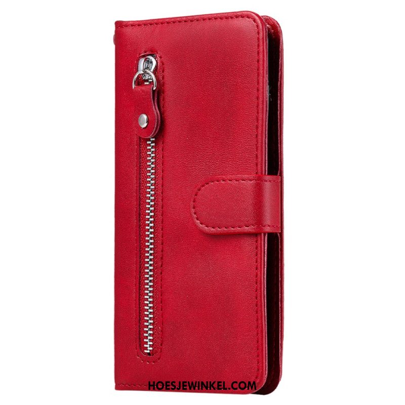 Leren Hoesje Voor Oppo Reno 13 5g Etui Met Rits