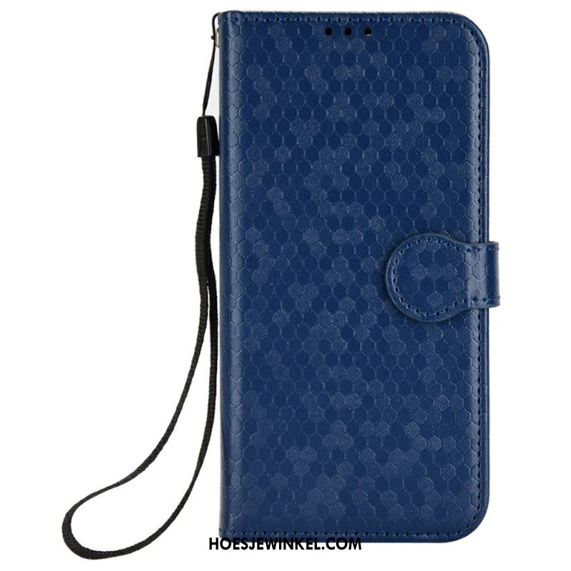 Leren Hoesje Voor Oppo Reno 13 5g Glitterstippen