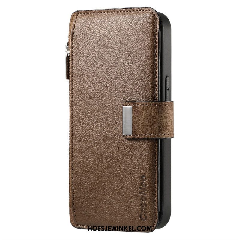 Leren Hoesje Voor Oppo Reno 14 5g Afneembare Hoes Caseneo
