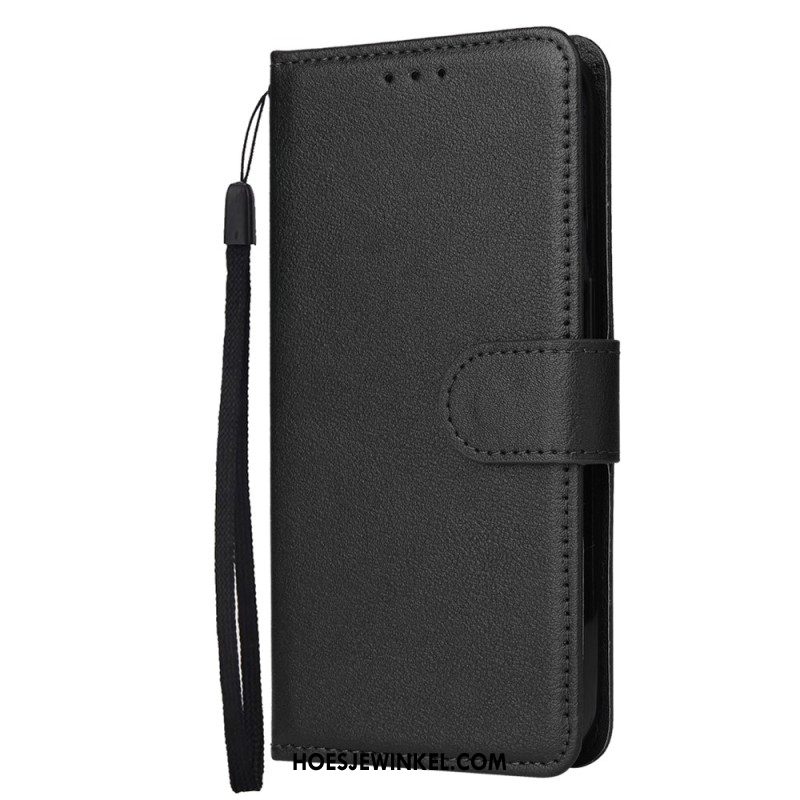 Leren Hoesje Voor Oppo Reno 14 5g Klassieke Leren Stijl