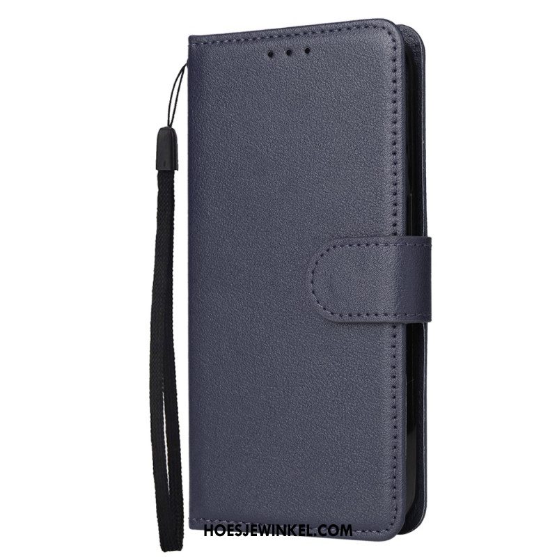 Leren Hoesje Voor Oppo Reno 14 5g Klassieke Leren Stijl