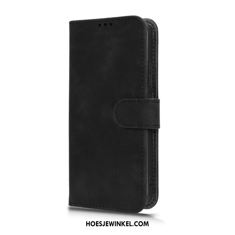 Leren Hoesje Voor Oppo Reno 14f 5g Suède Effect