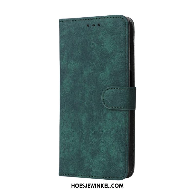 Leren Hoesje Voor Samsung Galaxy A17 4g / 5g Rfid-blokkerend Suède-effect