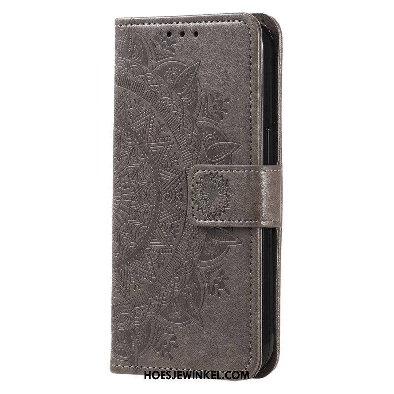 Leren Hoesje Voor Samsung Galaxy A17 4g / 5g Zonmandala