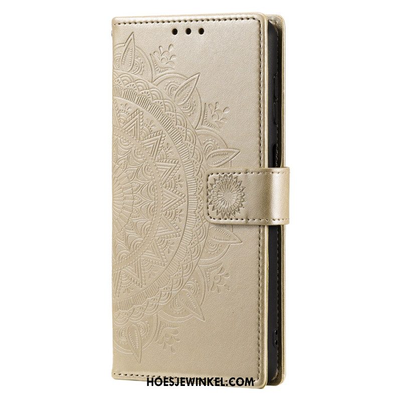 Leren Hoesje Voor Samsung Galaxy A17 4g / 5g Zonmandala