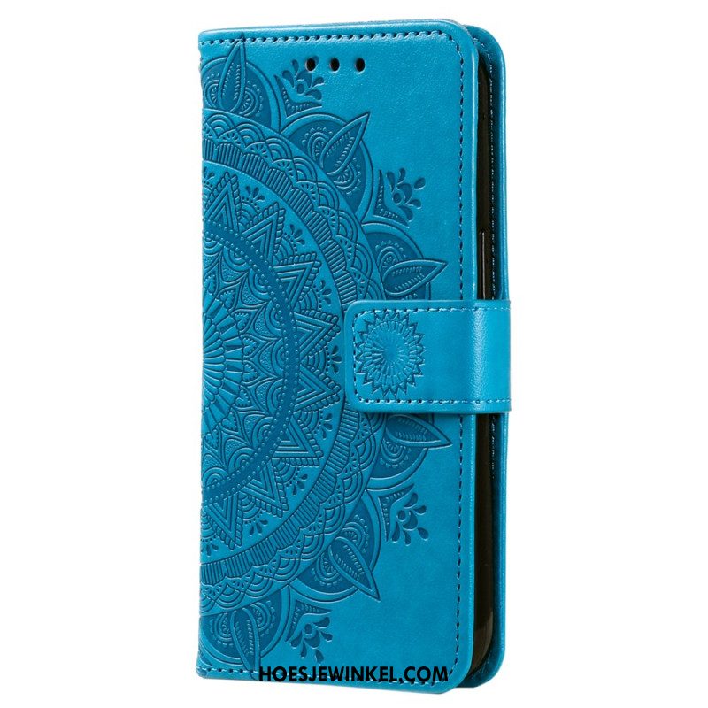 Leren Hoesje Voor Samsung Galaxy A17 4g / 5g Zonmandala