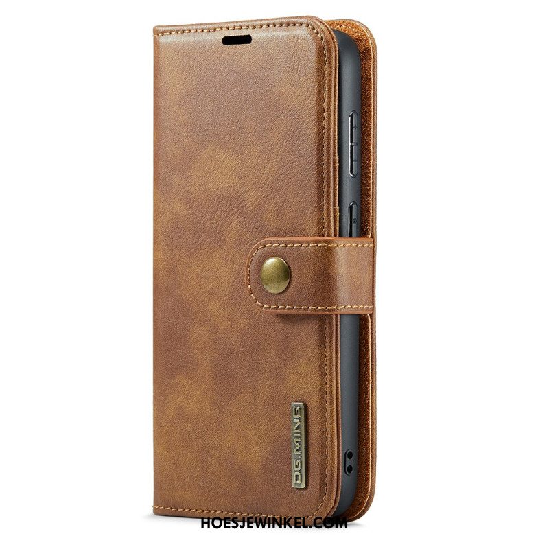 Leren Hoesje Voor Samsung Galaxy S25 5g Edge Afneembare Dg.ming Hoes