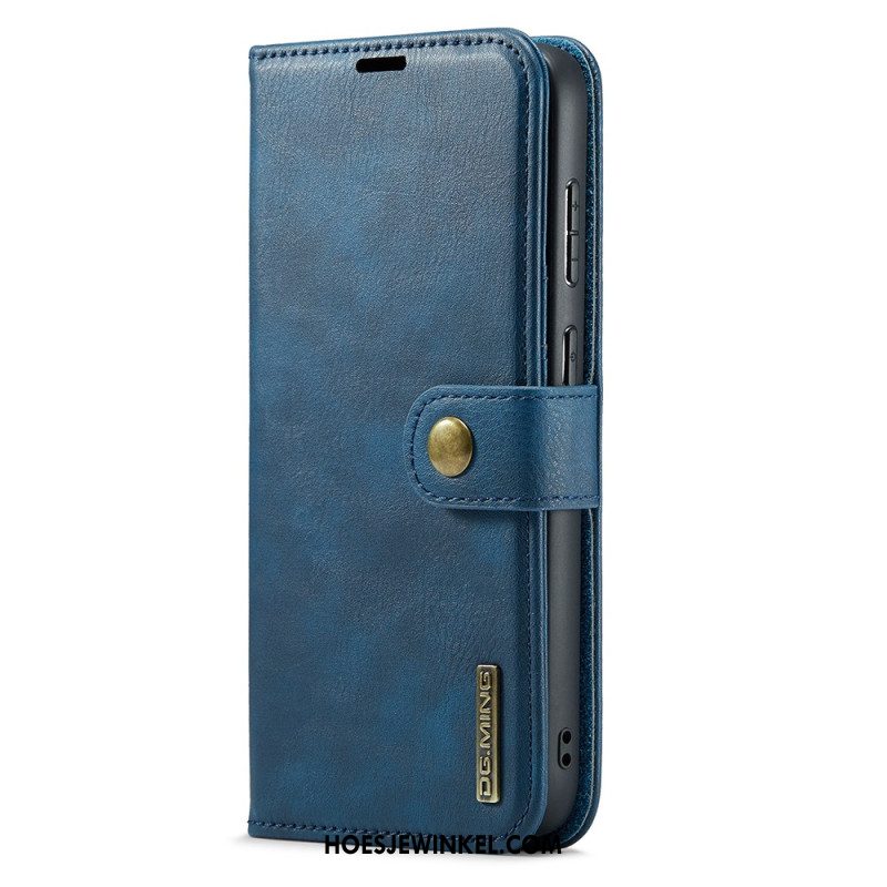 Leren Hoesje Voor Samsung Galaxy S25 5g Edge Afneembare Dg.ming Hoes