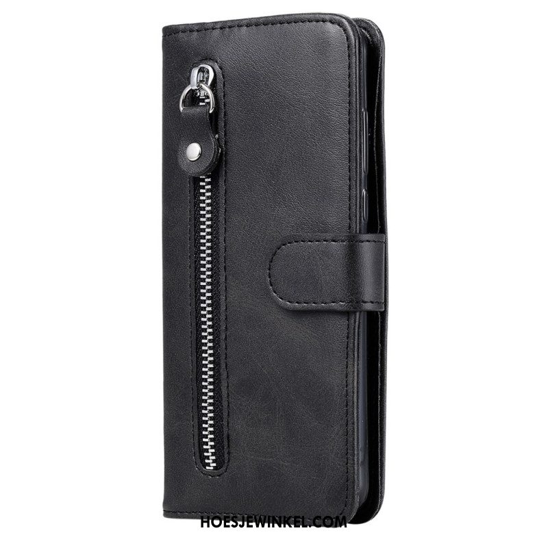 Leren Hoesje Voor Samsung Galaxy S25 5g Edge Etui Met Rits