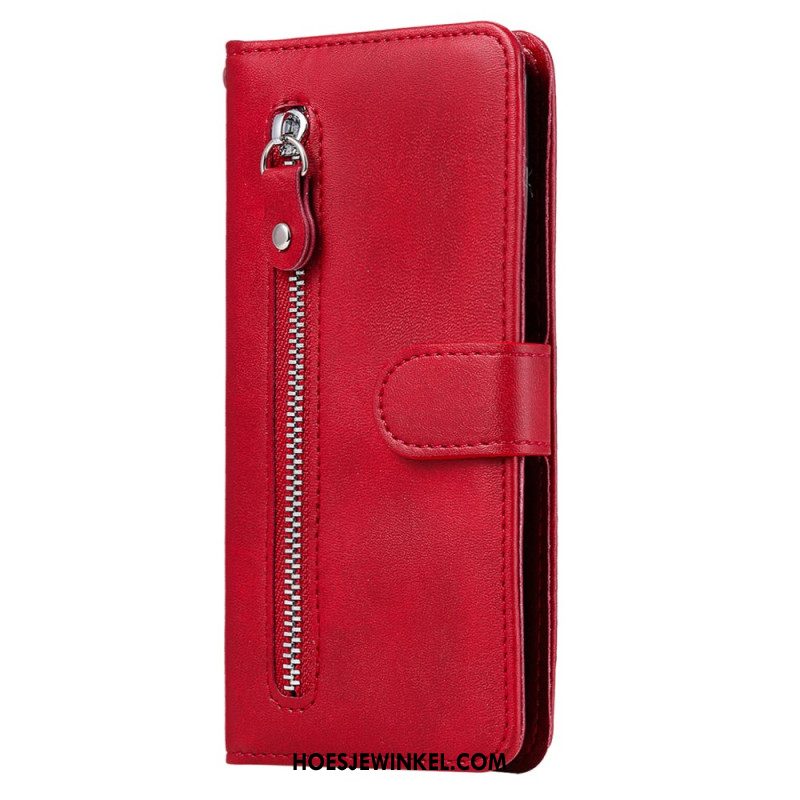 Leren Hoesje Voor Samsung Galaxy S25 5g Edge Etui Met Rits