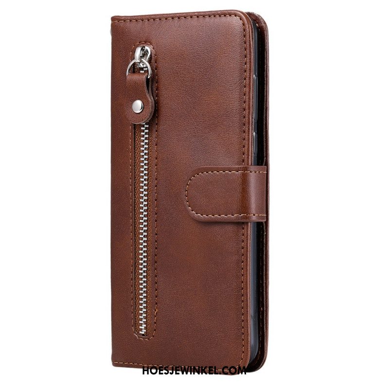 Leren Hoesje Voor Samsung Galaxy S25 5g Edge Etui Met Rits