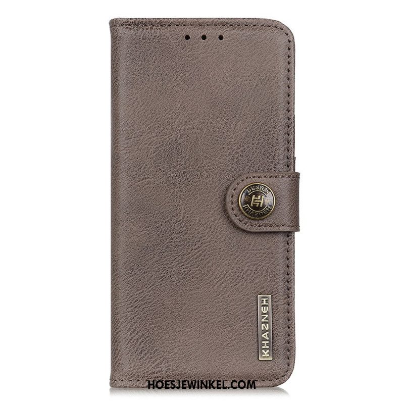 Leren Hoesje Voor Samsung Galaxy S25 5g Edge Vintage Khazneh