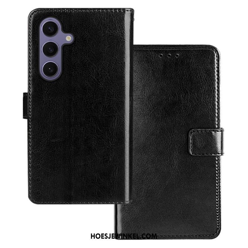 Leren Hoesje Voor Samsung Galaxy S25 5g Klassieke Idewei