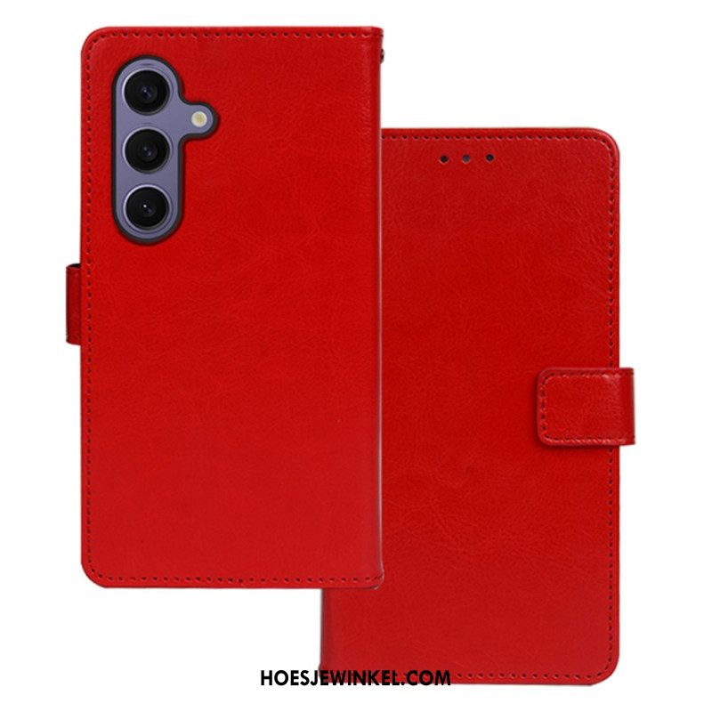 Leren Hoesje Voor Samsung Galaxy S25 5g Klassieke Idewei