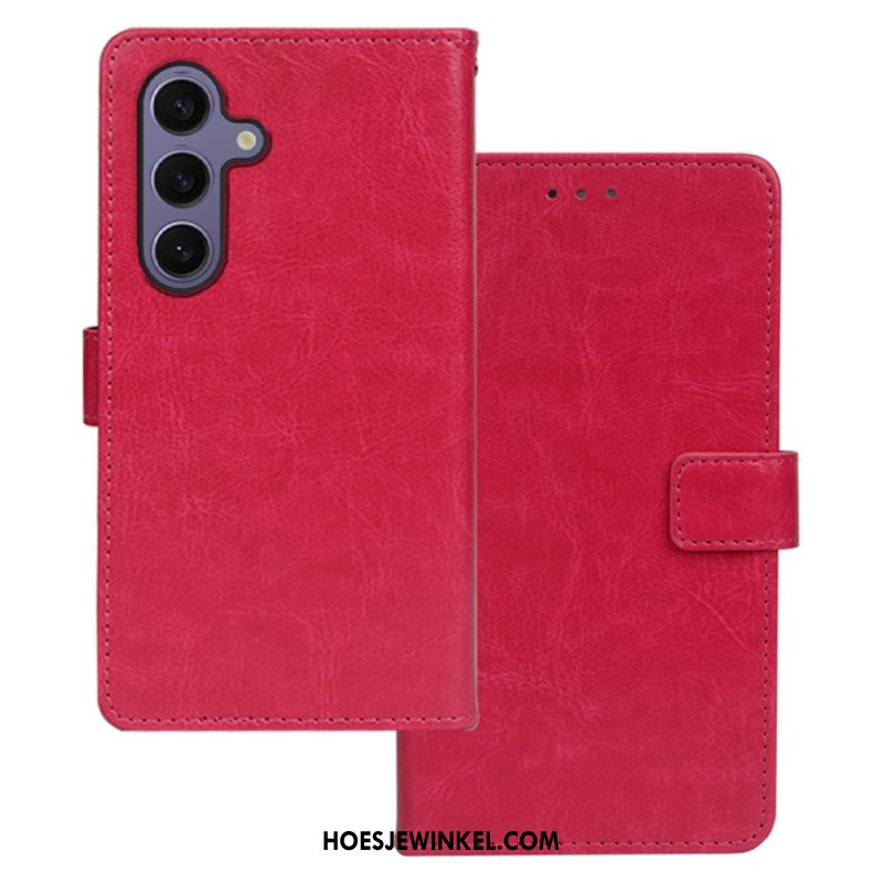 Leren Hoesje Voor Samsung Galaxy S25 5g Klassieke Idewei