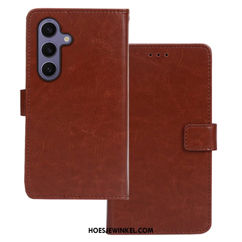 Leren Hoesje Voor Samsung Galaxy S25 5g Klassieke Idewei